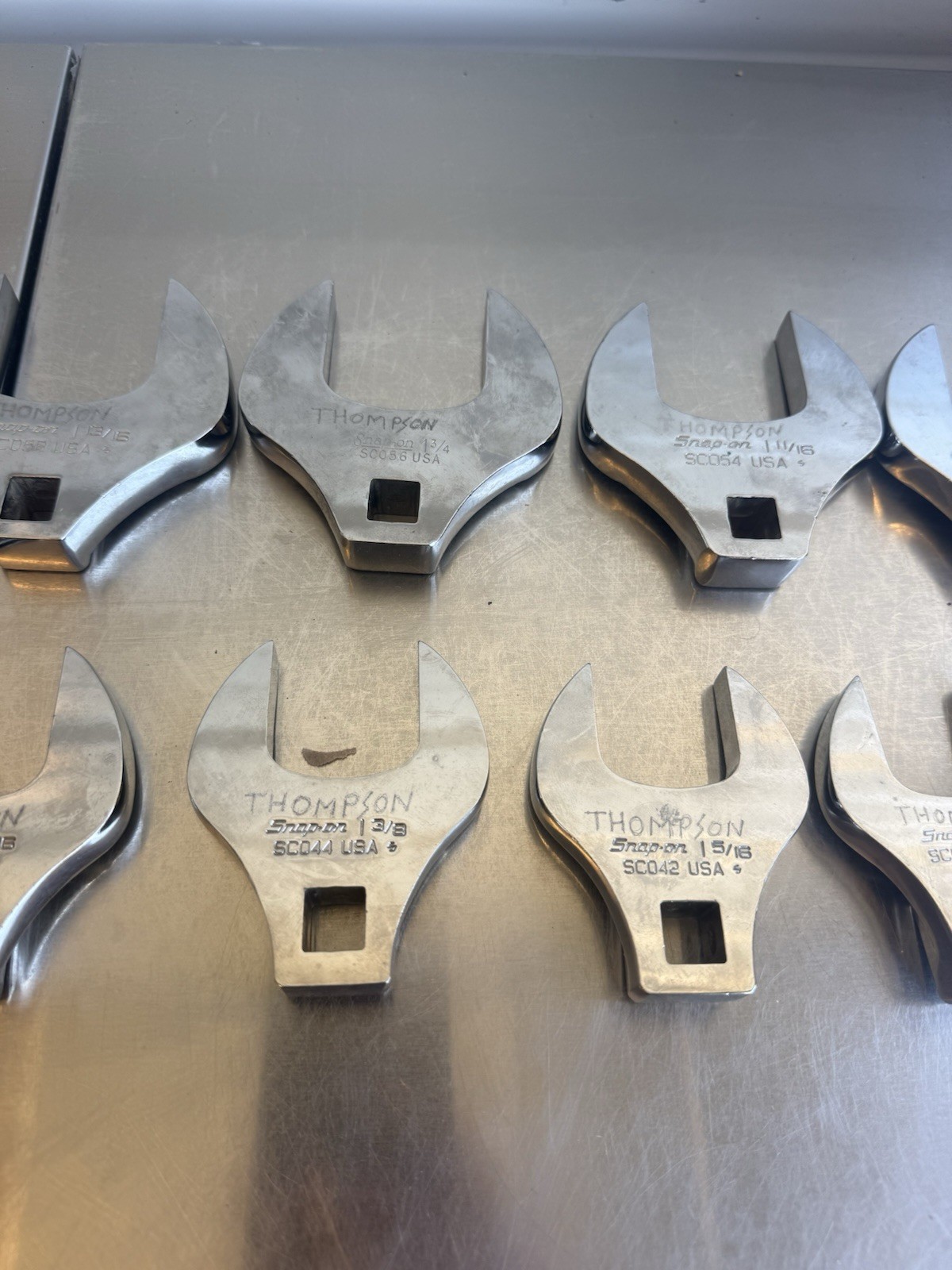 Snap-On SC 11 Piece Crowfoot Wrench Socket 1/2″ Drive SAE