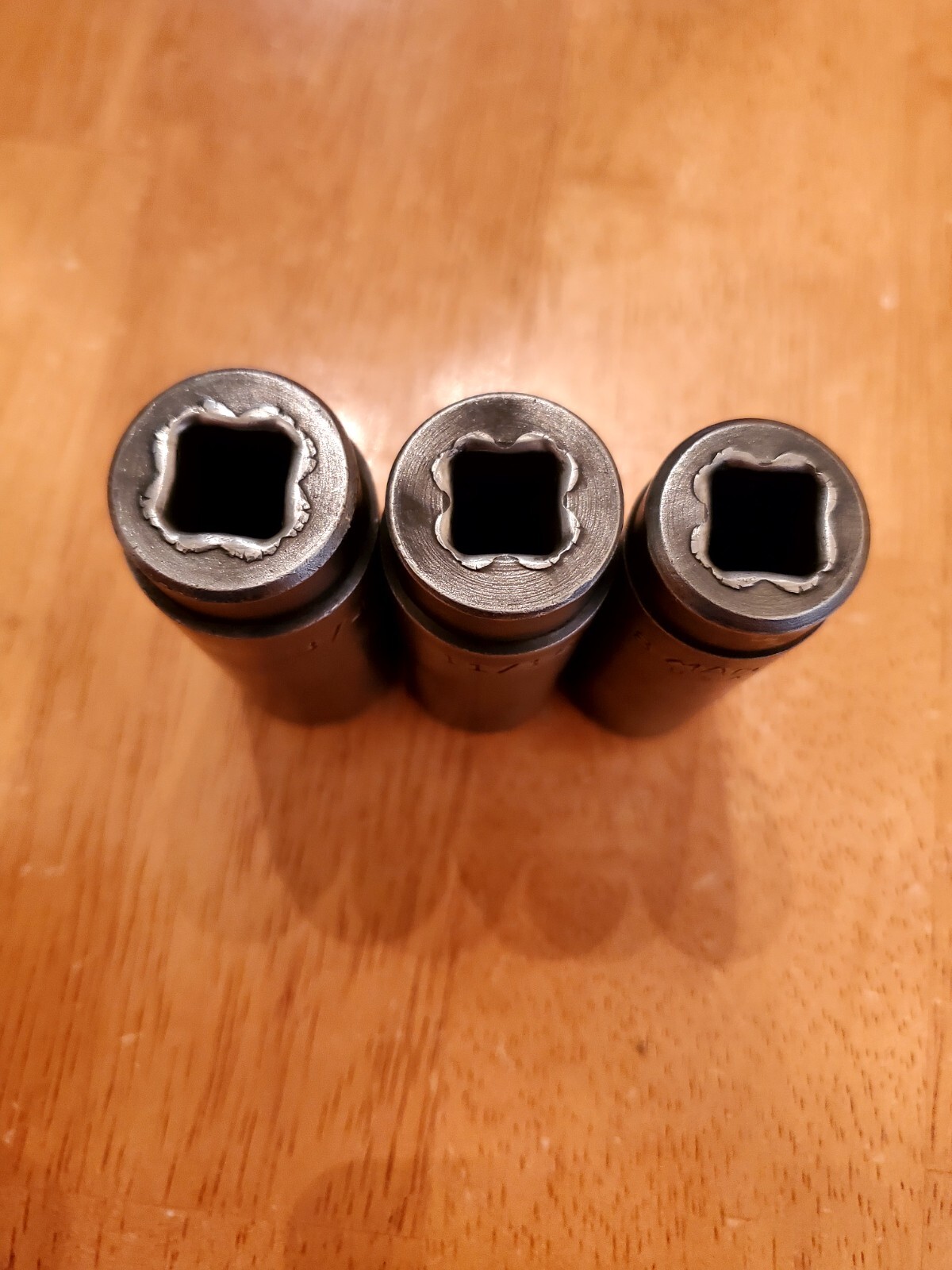 Mac Tools 3/8 Drive 5/8 11/16 3/4 6PT Deep Impact Sockets Lot Of 3