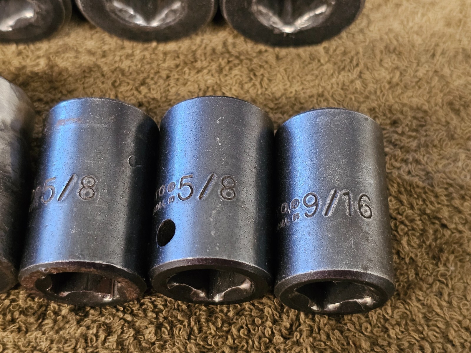14 Proto Professional Impact Socket Set 1/2″ Drive 1-1/8″ 1 5/8 7436H SAE USA