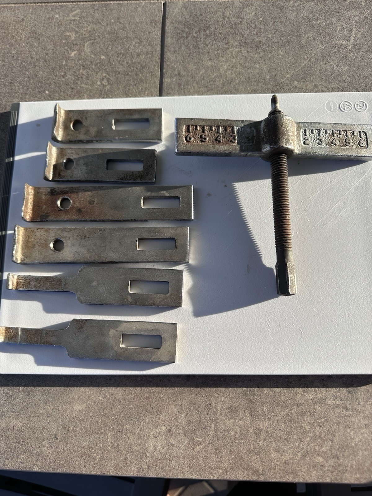 Vintage Proto Puller 4021 7″ Crossarm w/ 3 Sets of Jaws Made in USA