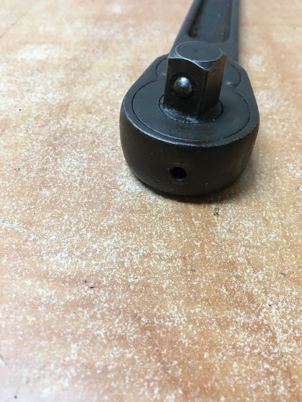 Vintage SNAP ON No-71-M 1/2″ Drive Ratchet PAT. 1854513 WORKING BUT READ