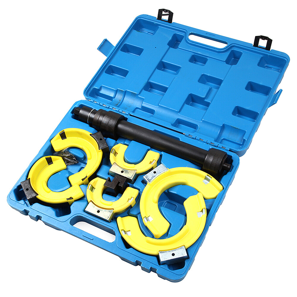 Fits Interchangeable Fork Strut Coil Spring Compressor Extractor Tool Set