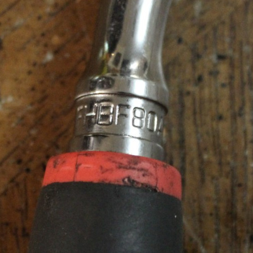 Snap On 3/8″ Drive Flex Head Ratchet Soft Grip Bent Handle FHBF80