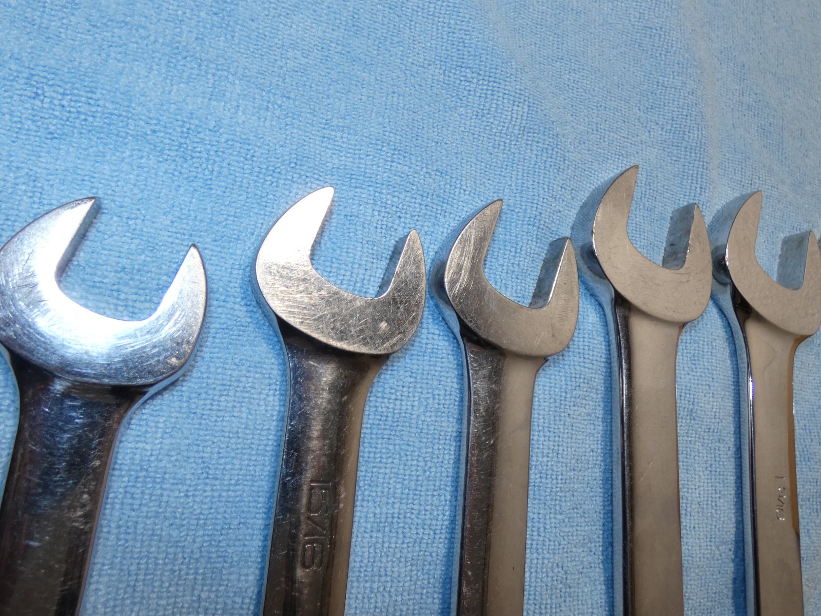 Snap-On 6 Pc. Combo Flank Drive Wrench Set SAE OEX28, OEX30B, OEX32,36,38B, 40B
