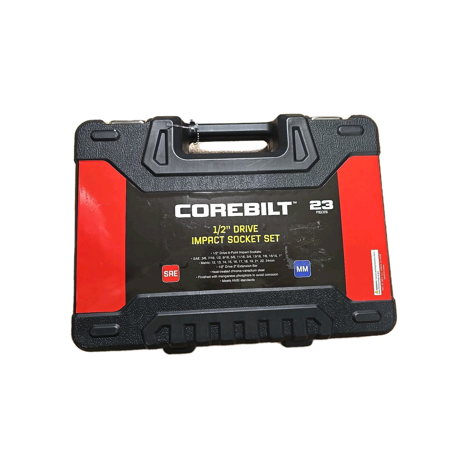Corebilt 1/2″ Drive Impact Socket Set 23Pcs