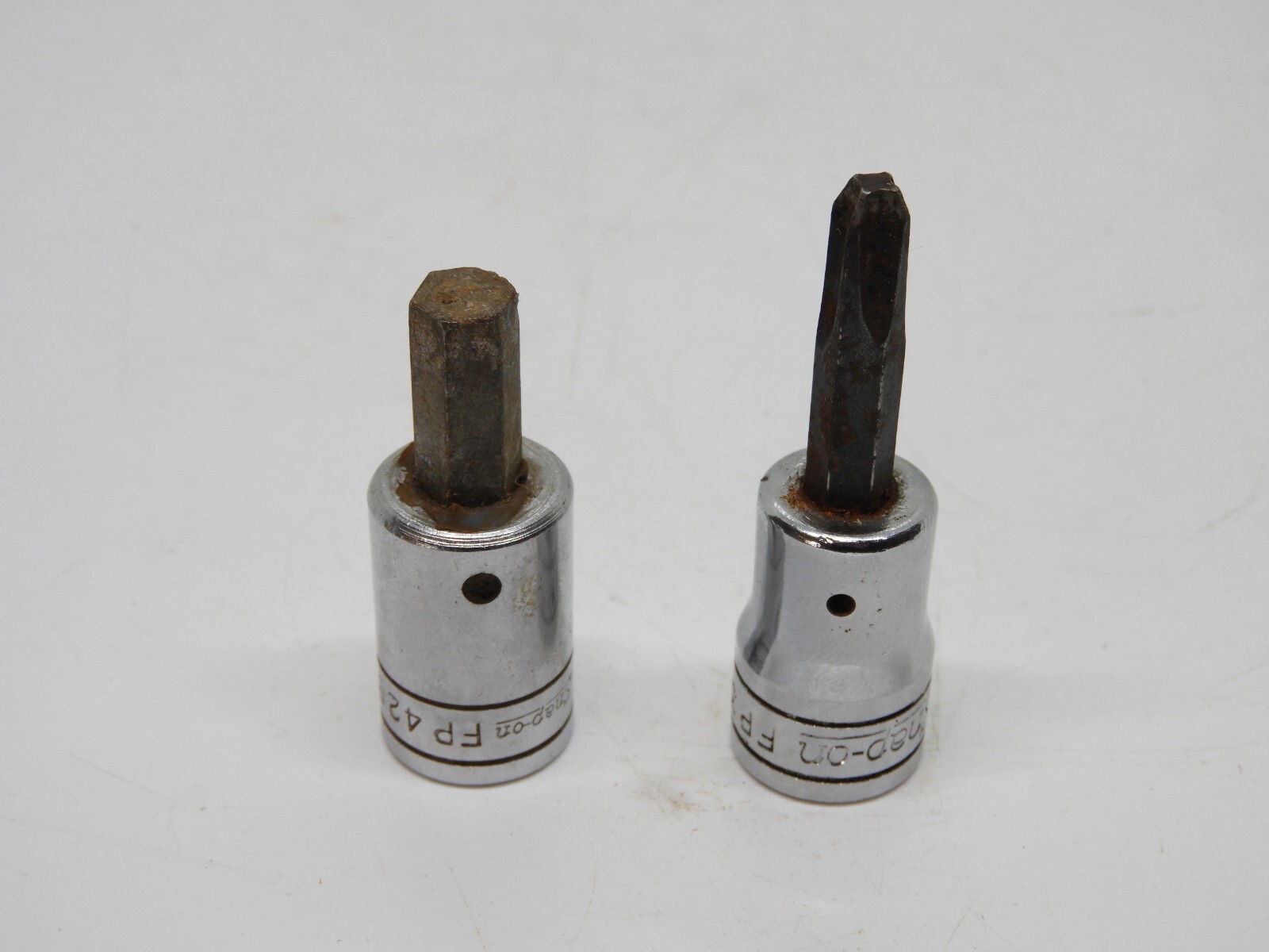 LOT OF 2 SNAP ON FP42B FP32A 3/8″ Dr PHILIPS SCREWDRIVER SOCKETS