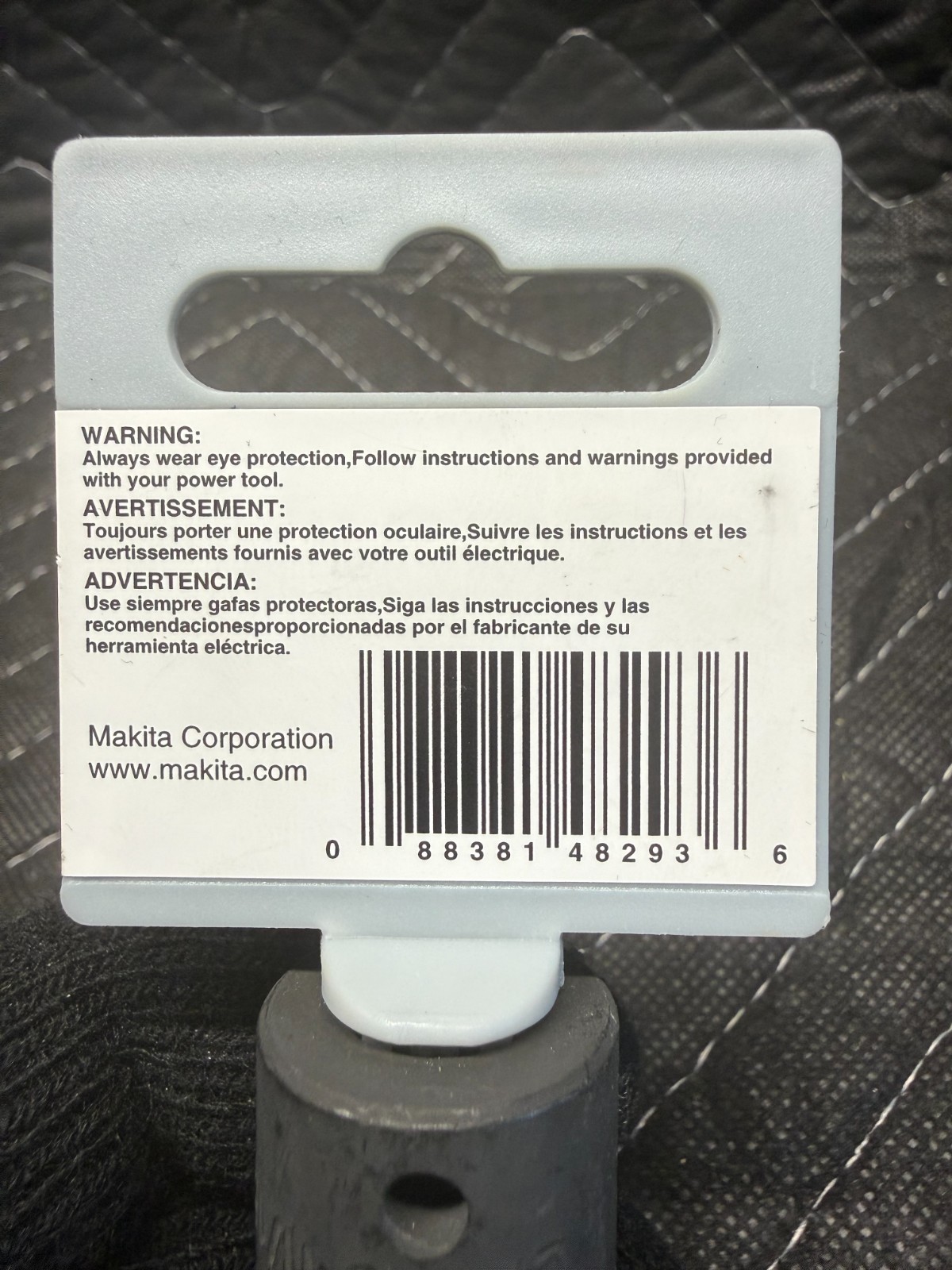 Makita A-99596 11/16″ Deep Well SAE Impact Socket, 3/8″ Drive