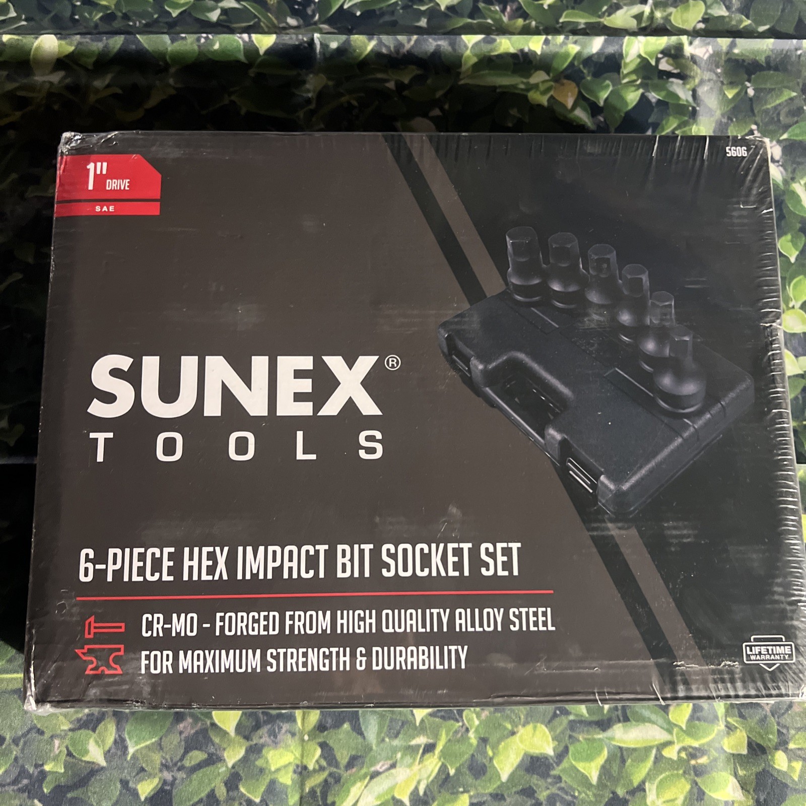 Sunex Tools 5606 6 Piece 1″ Drive Hex Impact Bit Socket Set