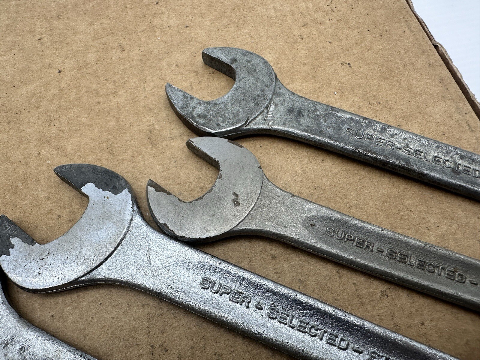 Vintage Walter Germany 432 Toolkit Open End wrench Set Lot 4 SAE 19/32-7/8