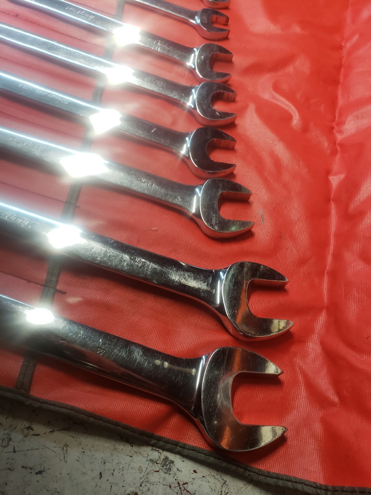Snap On SAE Wrench Set 14 Pieces Oex Soex