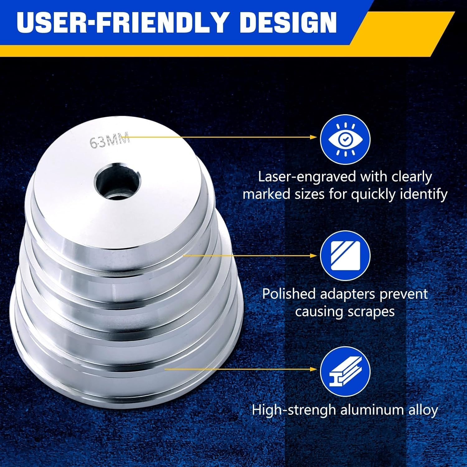 Corrosion-Resistant Aluminum Bearing Press Kit for Professional Installations