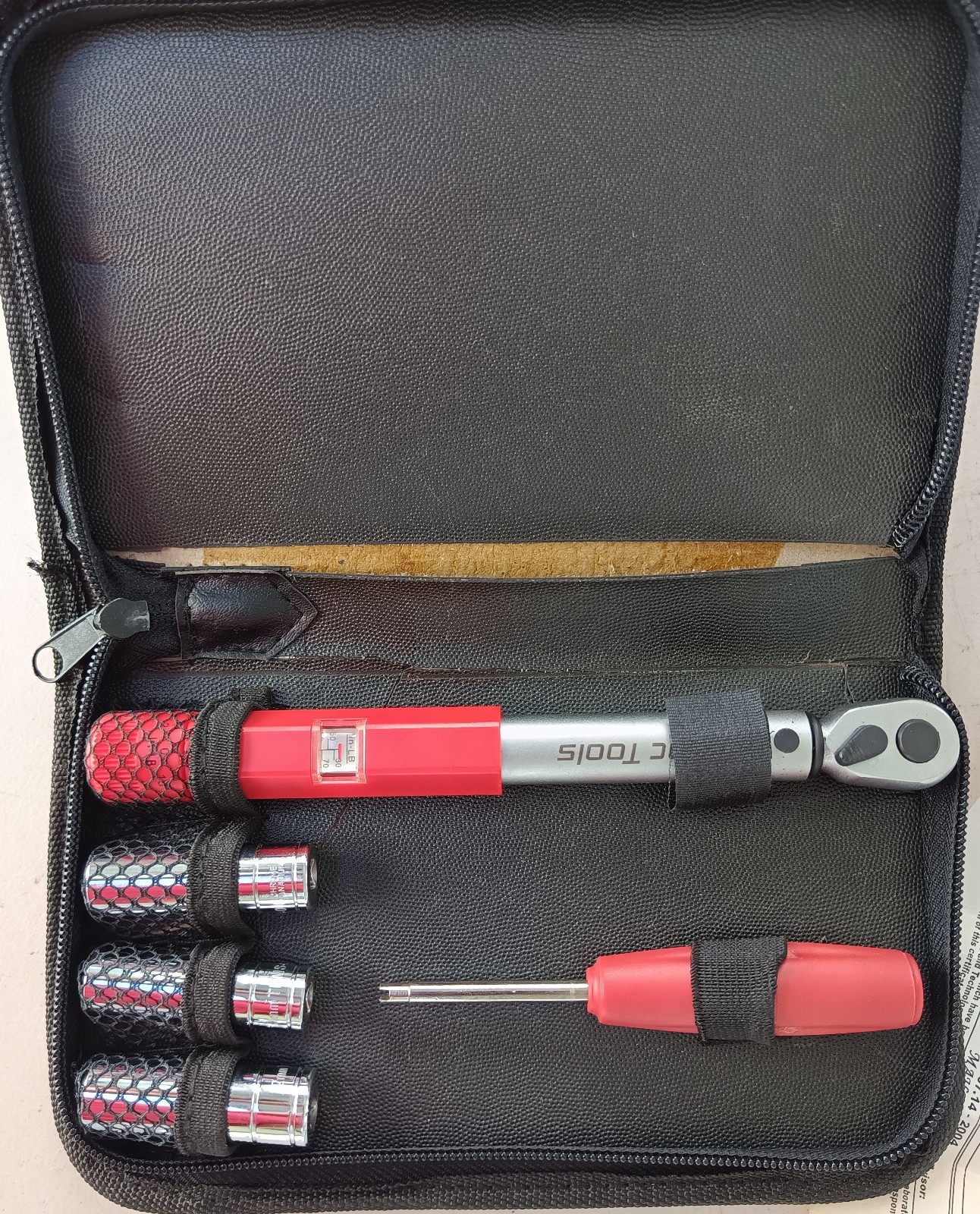 MAC TOOLS TPMS Service Tool Set TPMS-KIT Micro Adjustable Torque Wrench – used