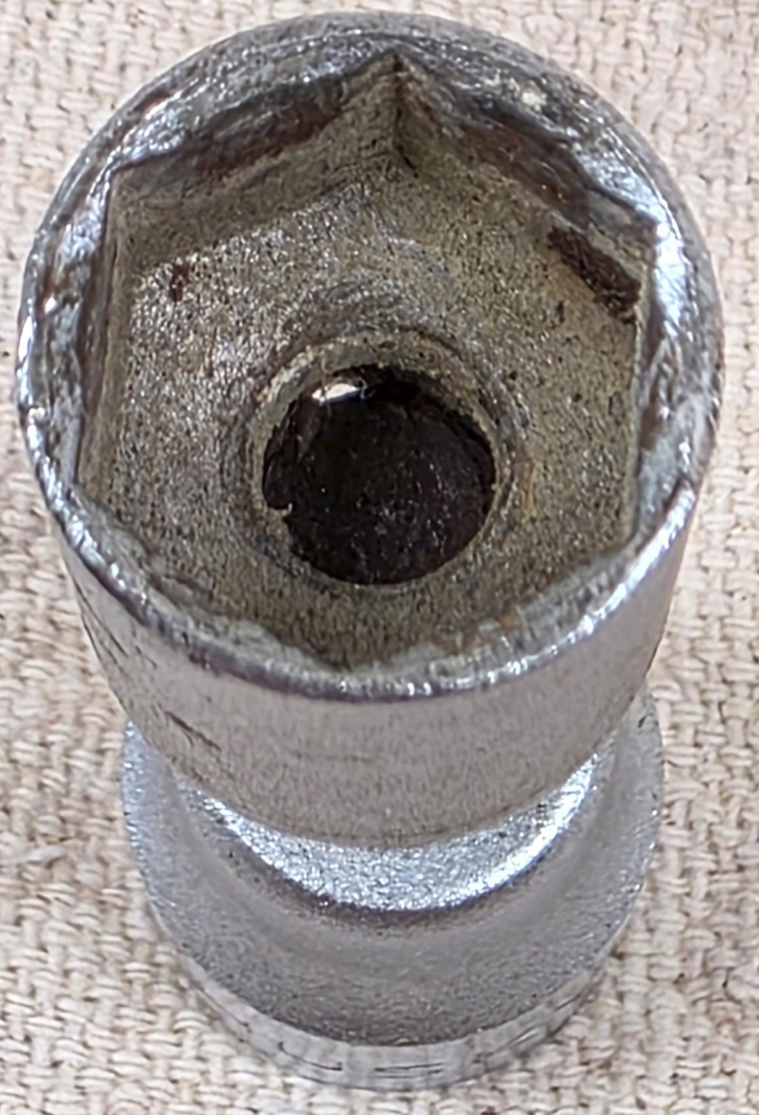 CUSTOM Husky 1/4″ Allen Bit Socket 3/8 Drive # 22258 w/ 15/32 Adapter Attached