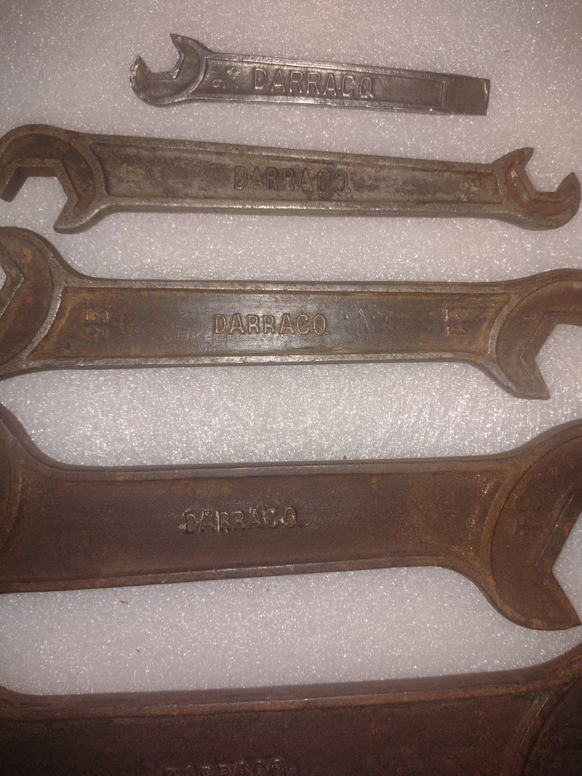 DARRACQ Wrenches Spanners Vintage 1900’s Rare for Classic Vehicles Automotives