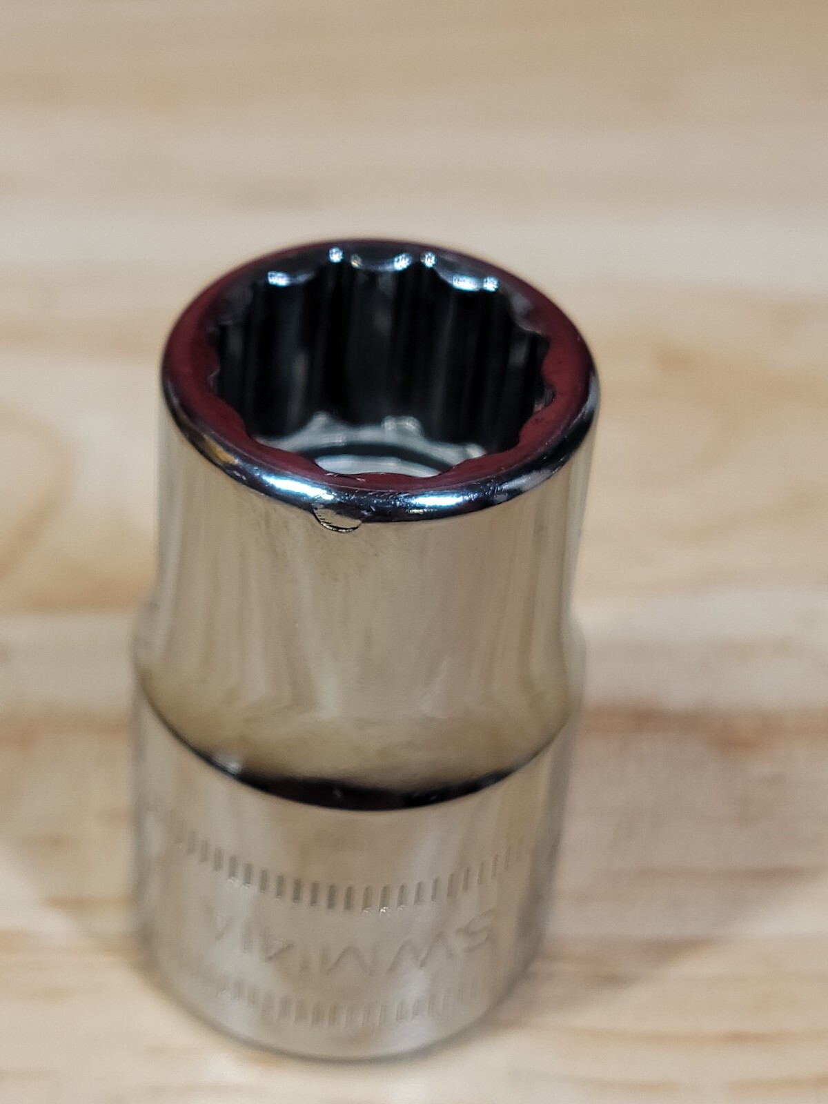 Snap-on Tools SWM141A 14mm 1/2″ Drive Metric 12-Point Shallow Socket