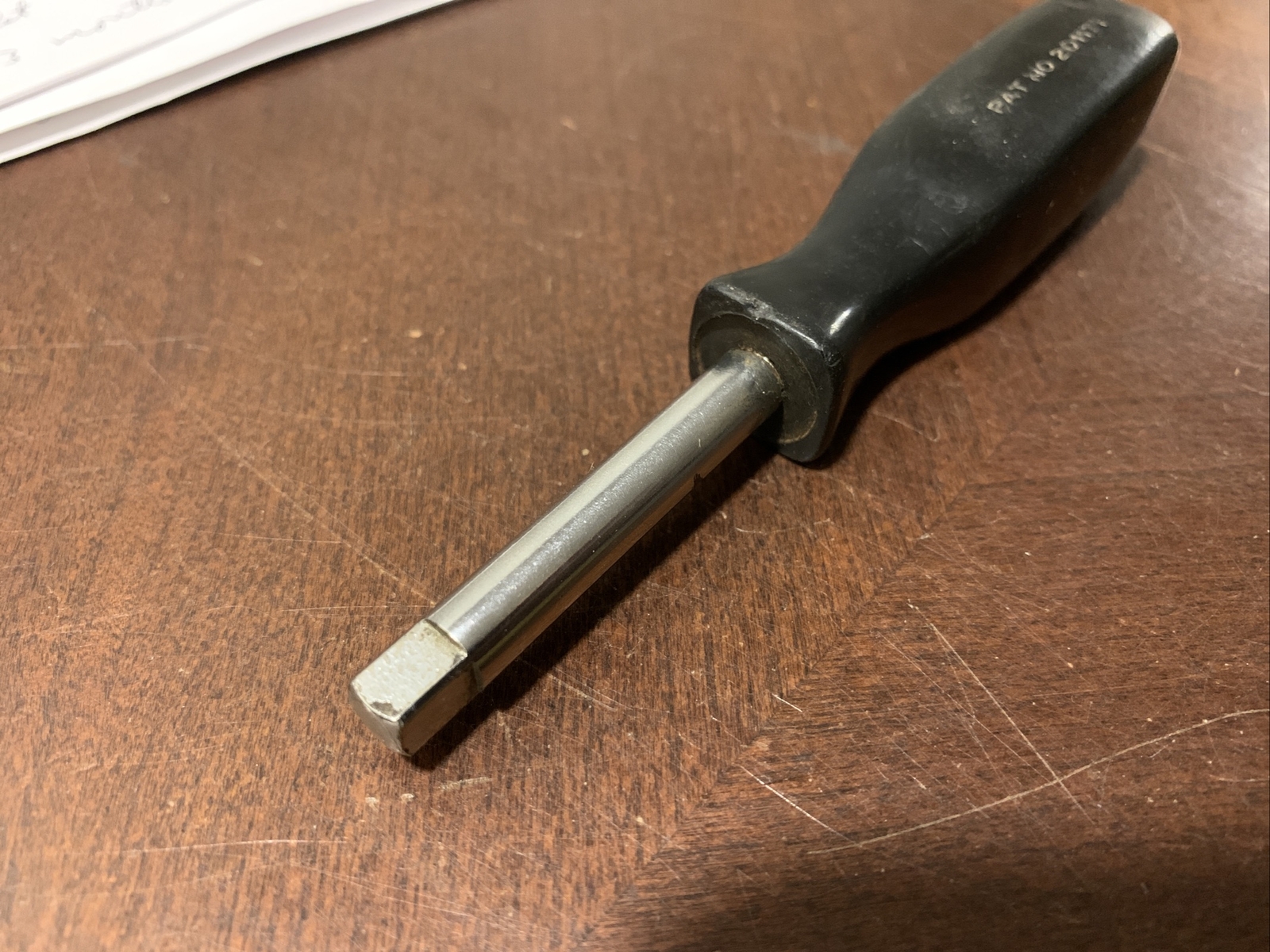 Snap On Tool USA TM4A Vintage Rare Black Handle 1/4”Dr Socket Driver Screwdriver