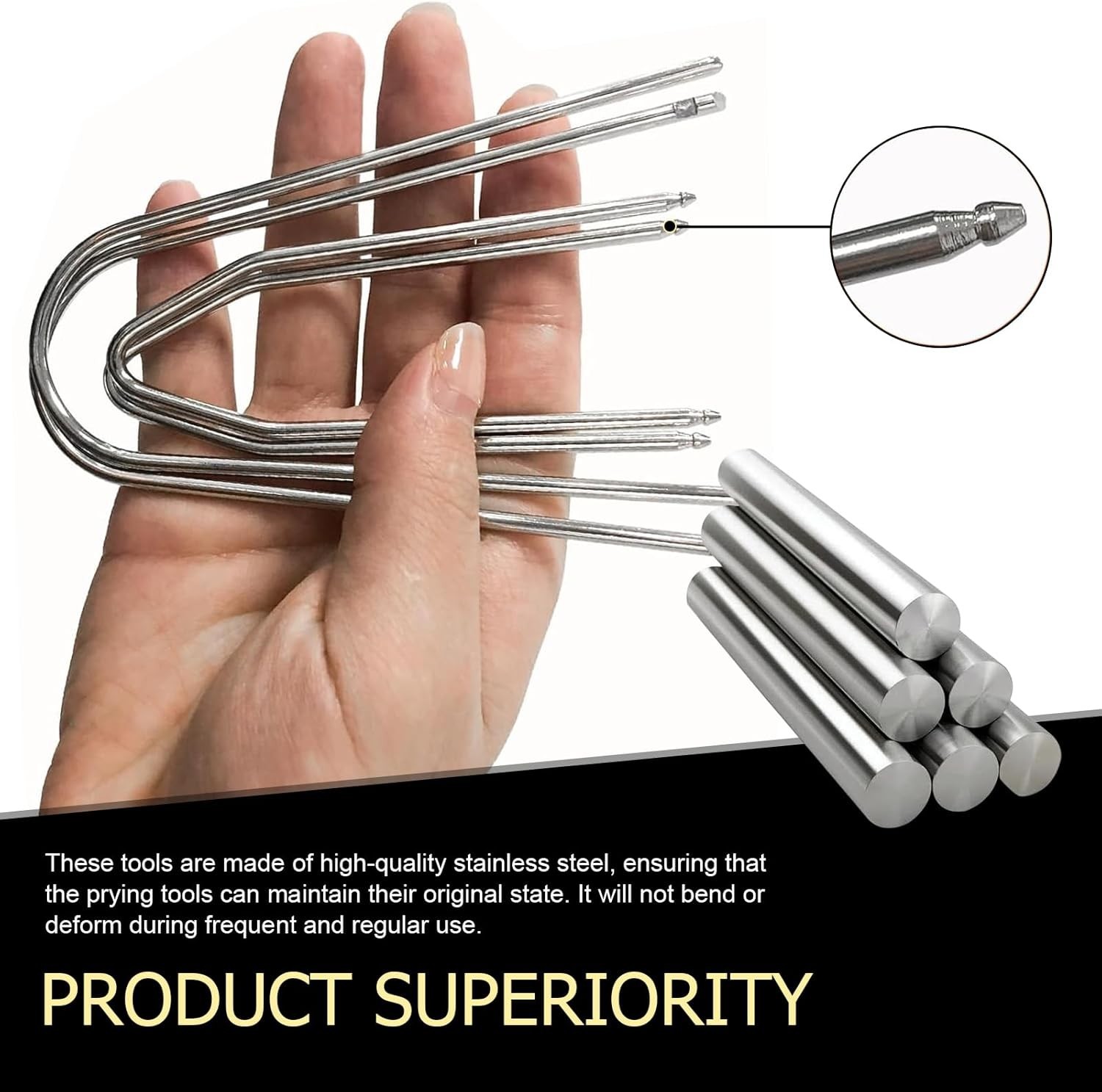 2PCS Car Radio Removal Tool,U-Shaped CD Removal Pry Tool Kit, Stainless Steel…