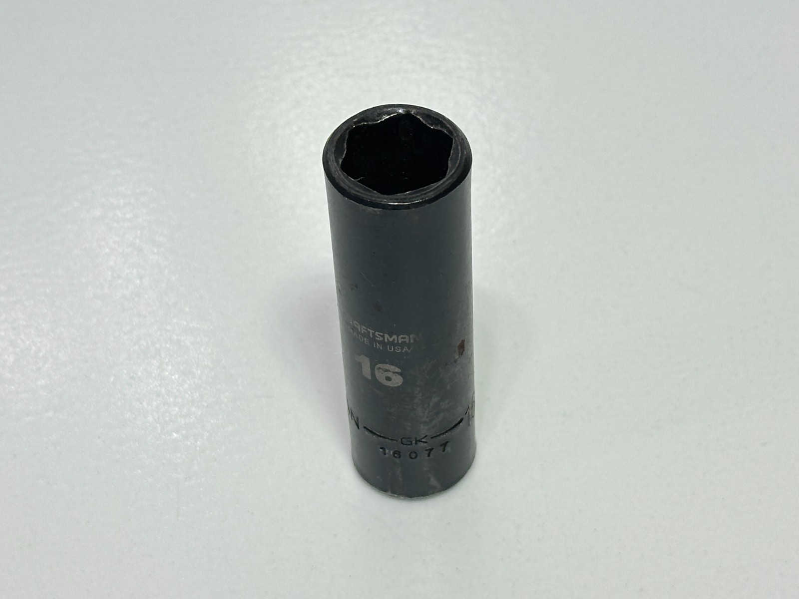 🇺🇸 Craftsman USA GK 16077 USA 16mm Deep Impact Socket, 1/2″ Drive, 6 Point