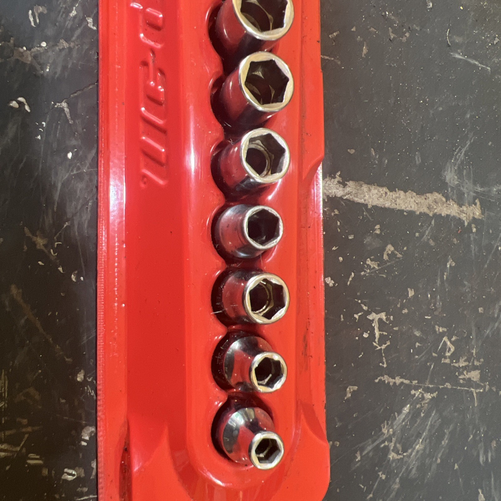Snap On USA 1/4″ Drive SAE 6 Point Socket Set 10 Pc TM06-TM18 3/16-9/16