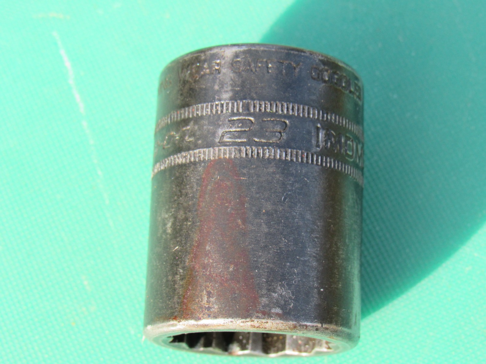 SNAP ON 23MM IMDM230 1/2″ DRIVE METRIC 12 PONIT SHALLOW IMPACT SOCKET NEW LOGO