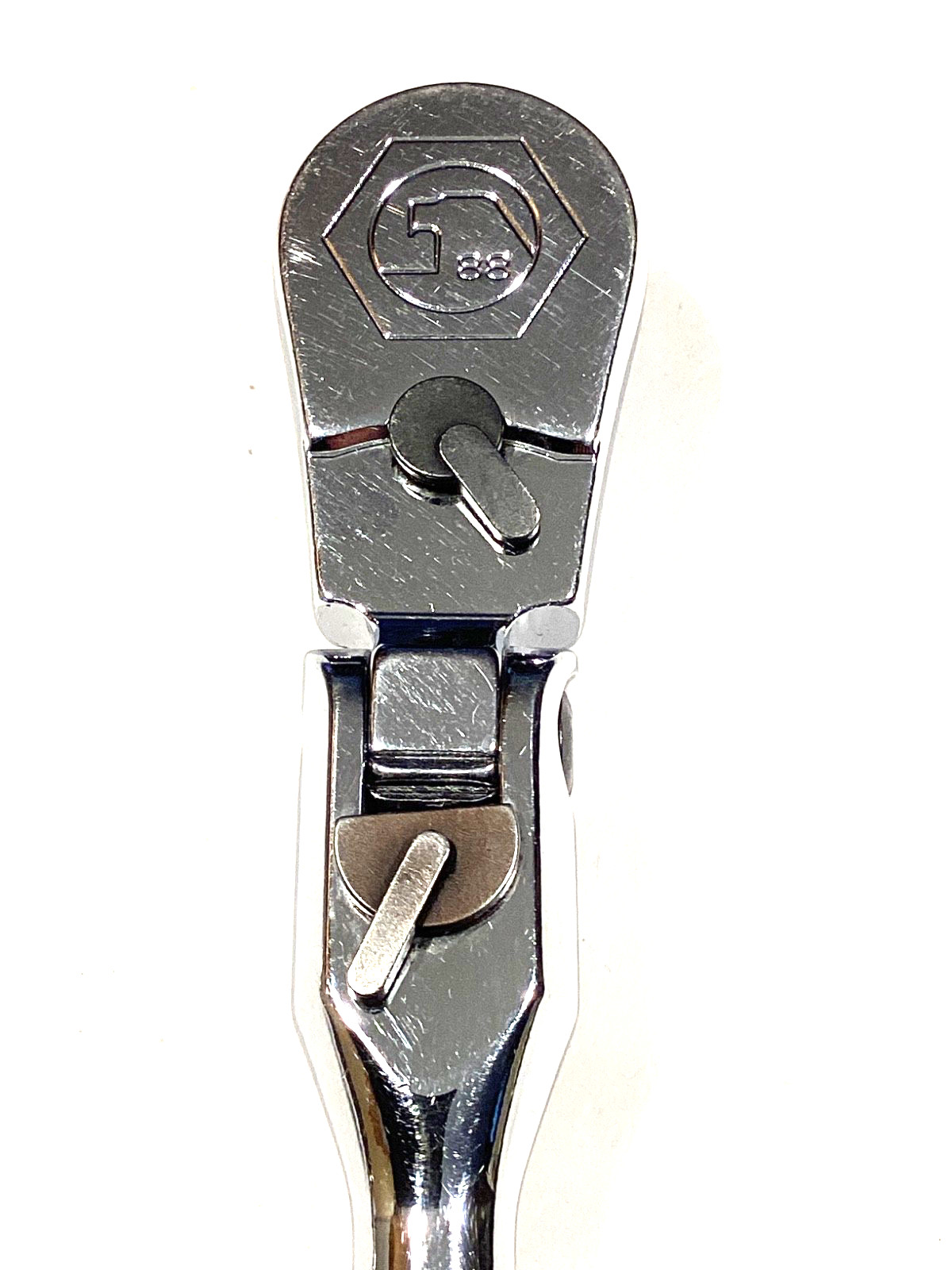 Matco Tools 1/4” Drive Purple Soft Grip EXTRA Long Snap Lock Flex Head Ratchet