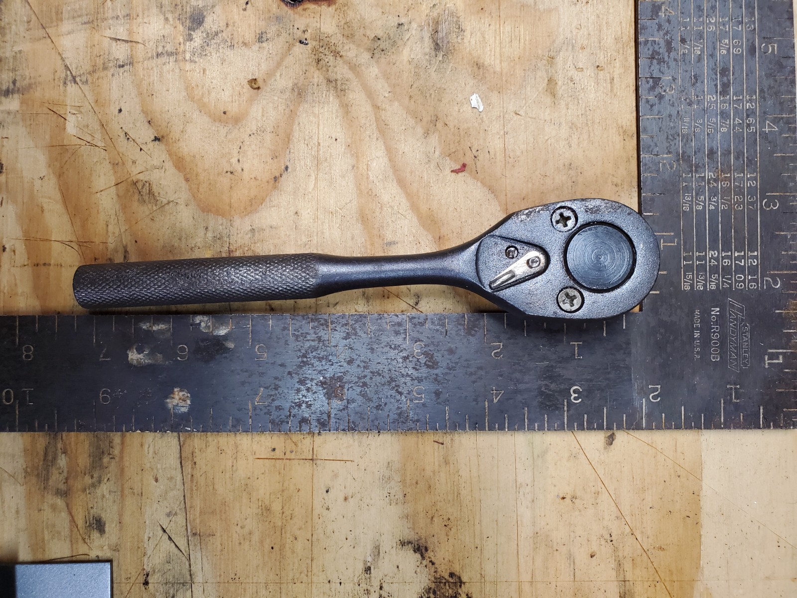 PROTO Pear Head Ratchet 5249BL 3/8″ Drive 7″ Black Oxide Tools USA Professional
