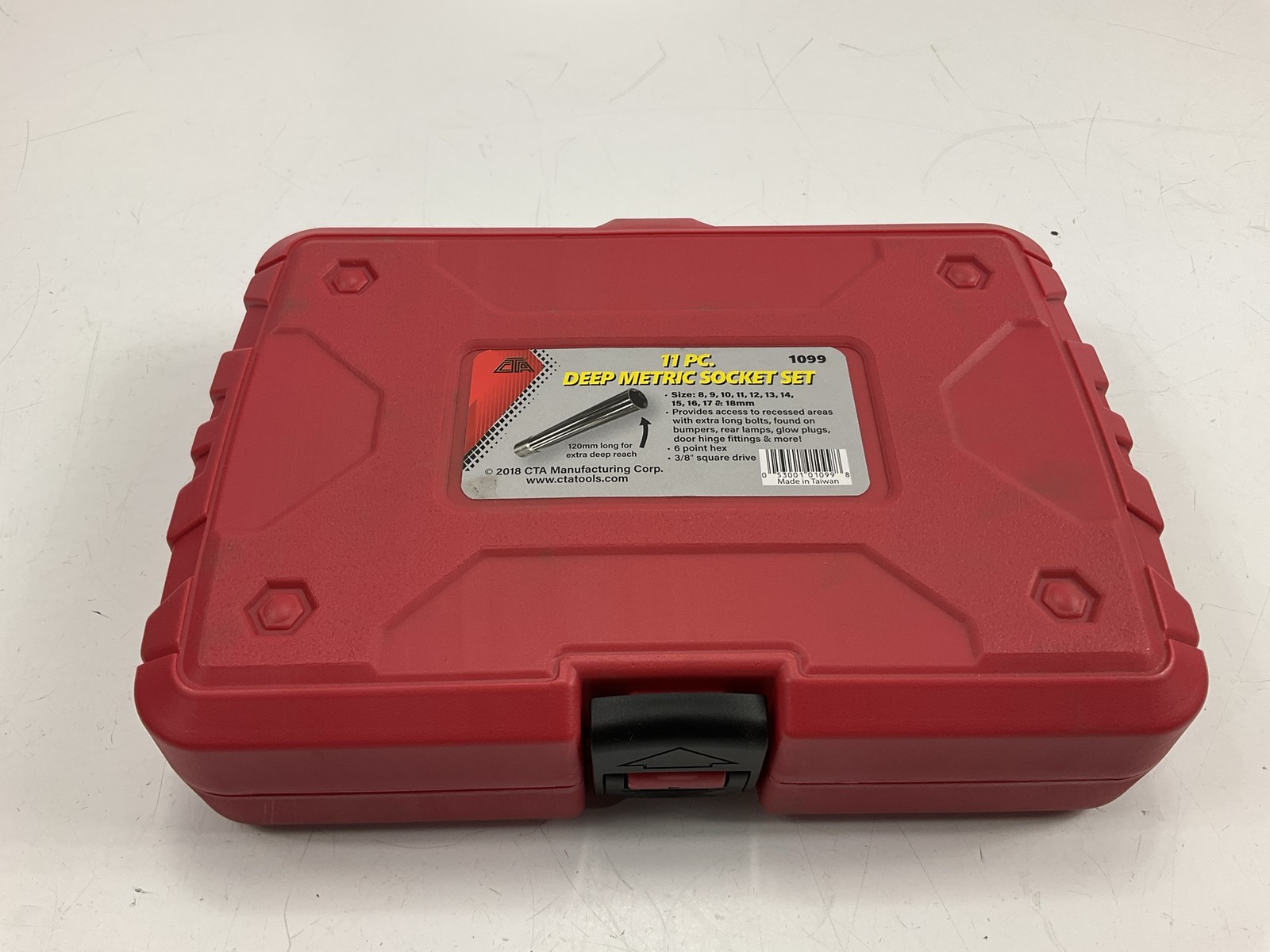 CTA TOOLS 1099 11 Piece EXTRA Deep Metric Socket Set (8mm-18mm)