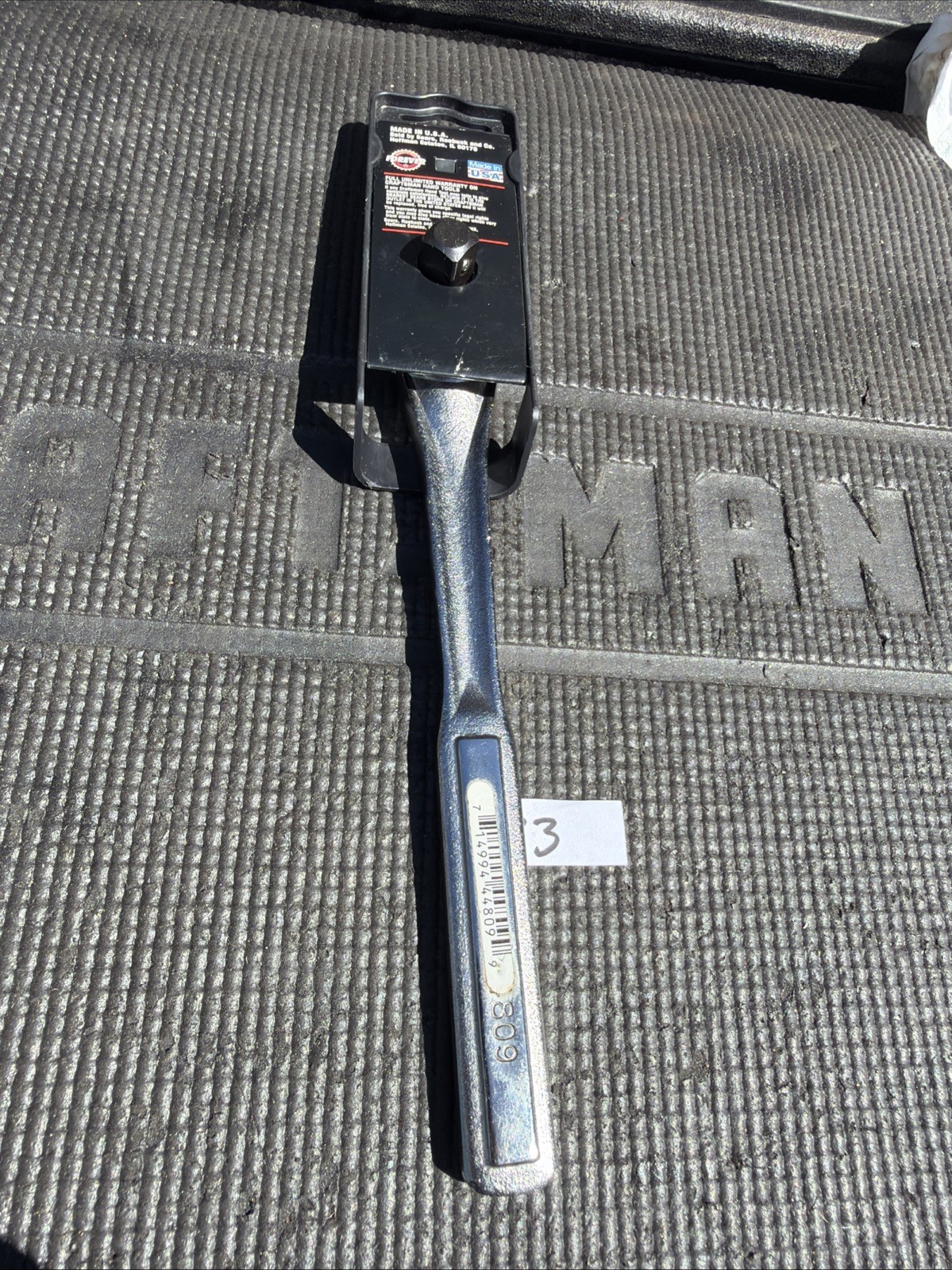 Sexy Sears Craftsman USA Nos 1/2” Drive Ratchet 44809 On Hang Tag