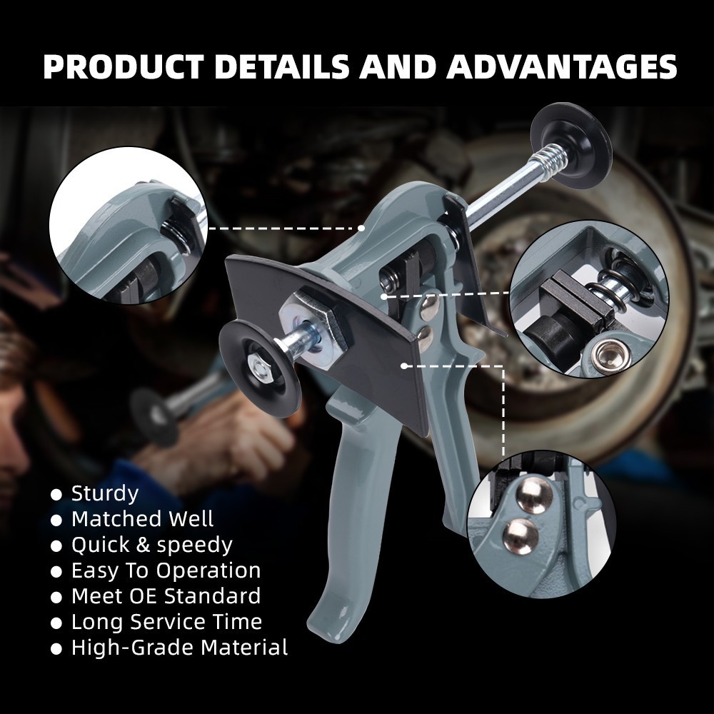 Speedy Brake Pad Spreader, 24300 Brake Caliper Compression Single Piston Tool