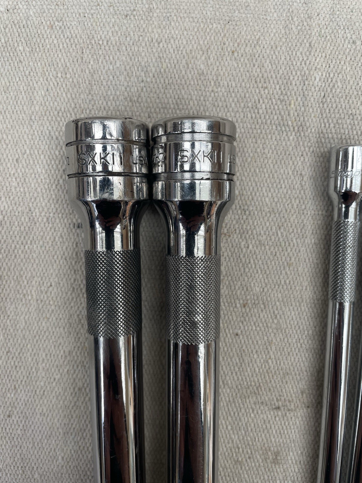 Snap-On Extension Bar Lot Of 5 SXK11 FXK6 TMXK100 1/2” 3/8” 1/4” Drive USA
