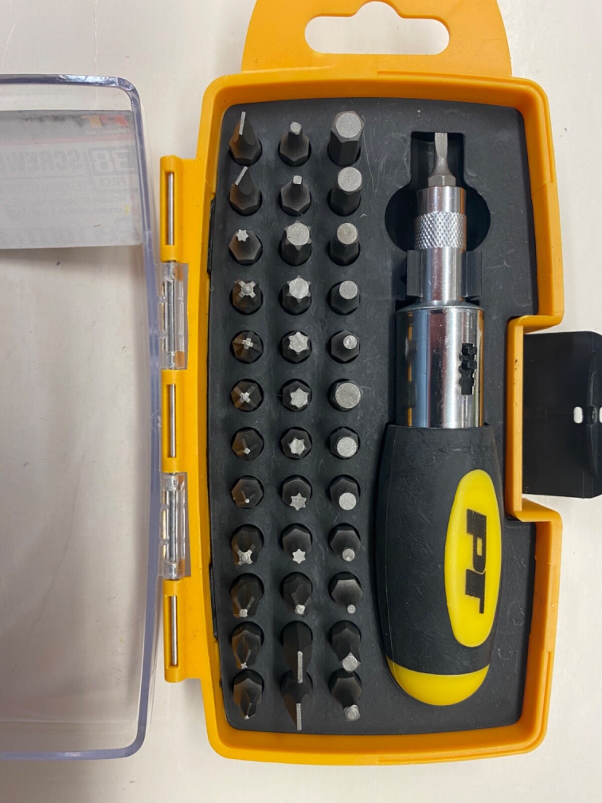 Performance Tool 38 Piece Ratcheting Screwdriver Set (W9159 v3)