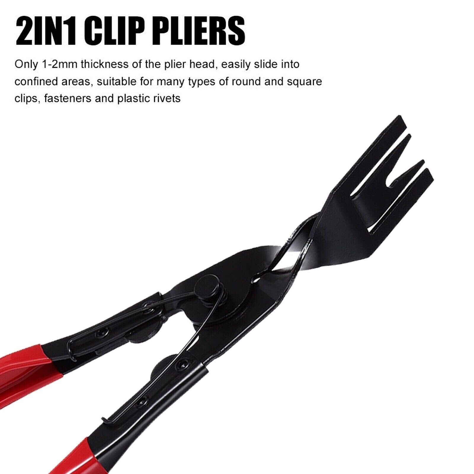 Heavy Duty Car Door Panel Plastic Fastener Remover Body Retainer Clip Pry Tool