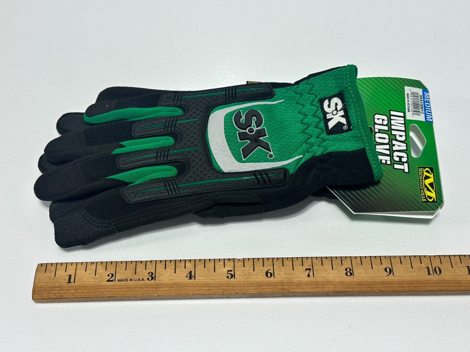 NEW SK Tools Professional Impact Mechanics Work Gloves, Size Medium