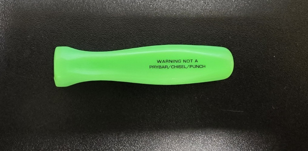 Snap-on ™ NEW Green 3/16″ MINI Hard Plastic Handle For Flat Screwdriver SDD304AG