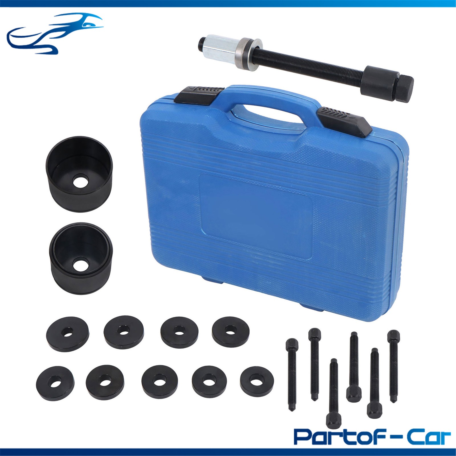 19PCS Front Wheel Drive Bearing Puller Set Hub Removal Tool Repair Kit Universal