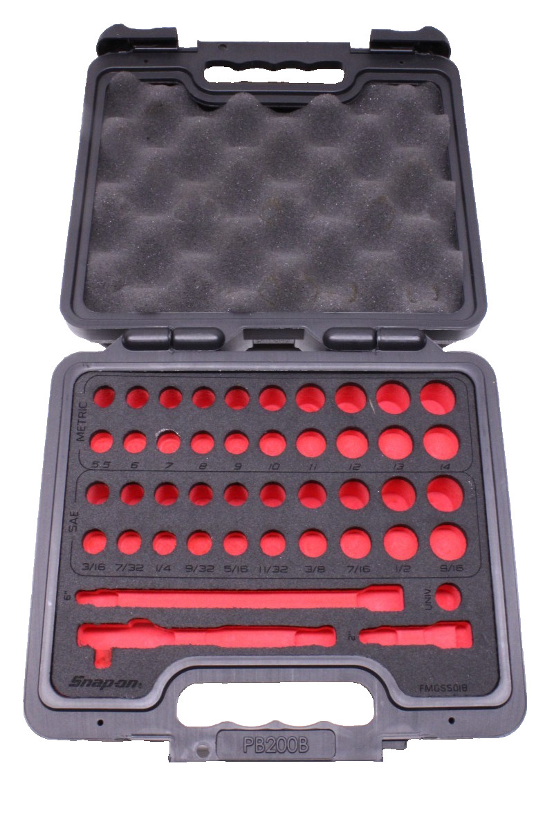 Snap-on Tools USA CASE ONLY For 44pc 1/4” Drive General Service Set 144TMPBFR