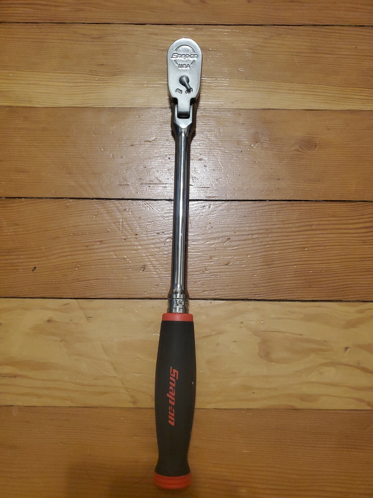 *NEW* Snap On FHLF80A 3/8″ Flex Head Soft Grip RED Handle Ratchet FREE PRIORITY