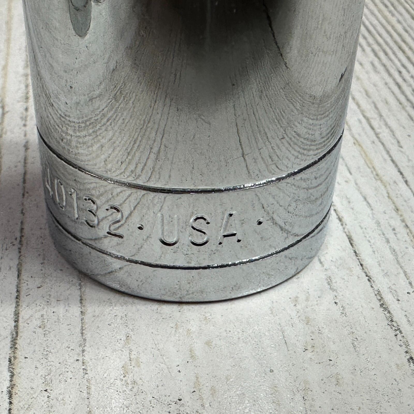 1” SK Tools USA 1/2” Drive 12 Point SAE Chrome Standard Socket NOS 40132 Inch