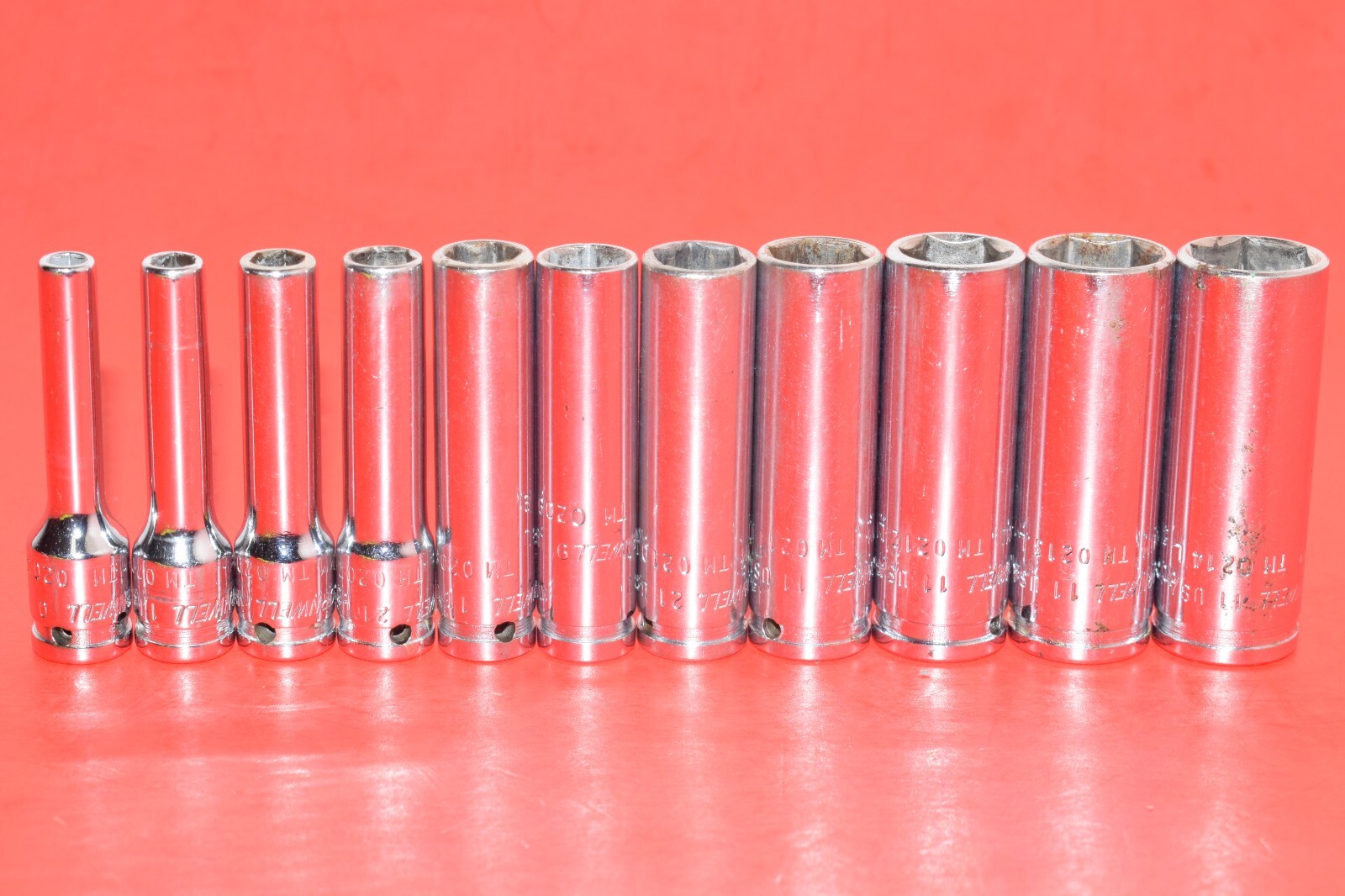 Cornwell Tools 1/4″ Drive 11pc Metric 4mm – 14mm 6-POINT Deep Flank Socket Set