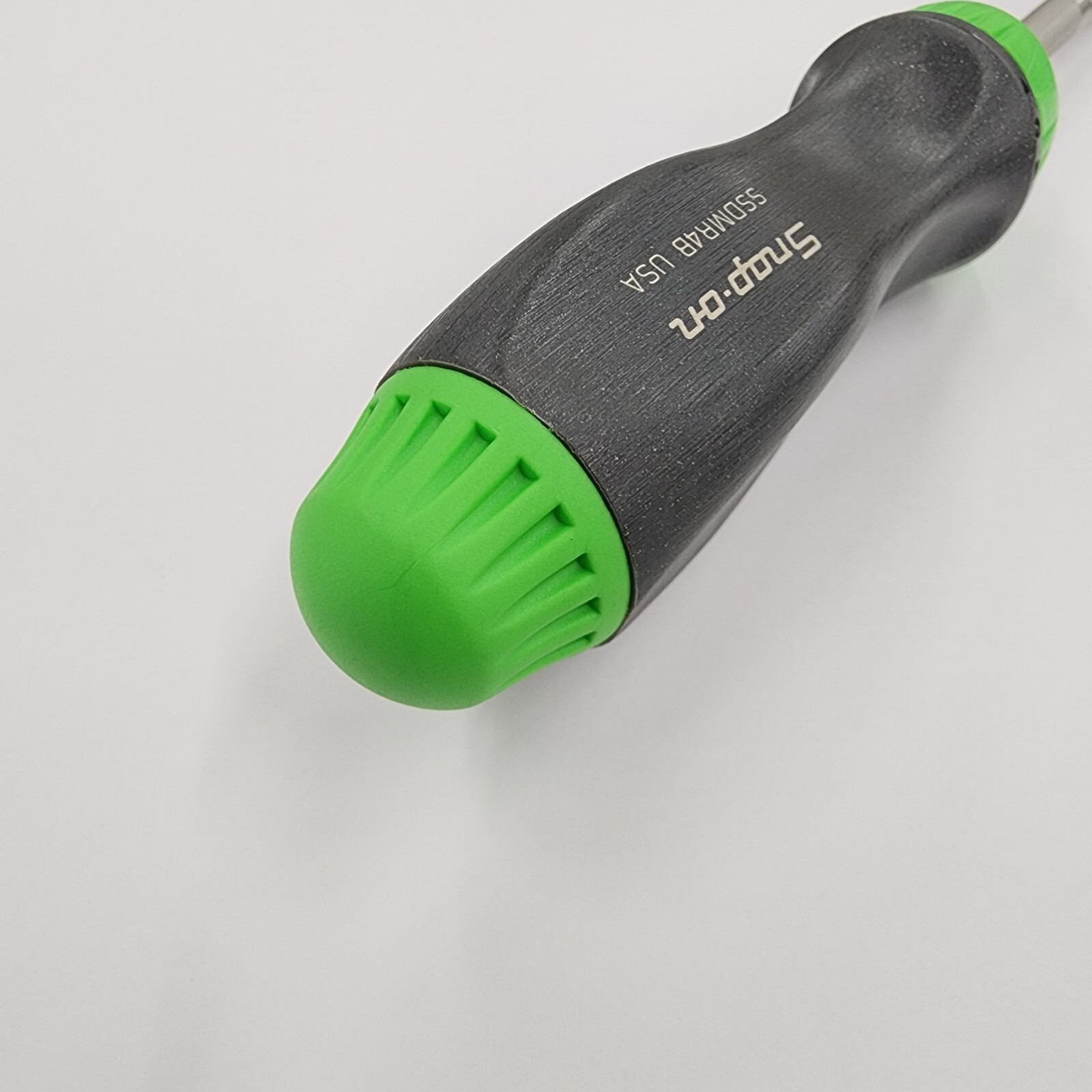 Snap-on Tools USA RARE DARK TITANIUM & GREEN Ratcheting Screwdriver SSDMR4BDT