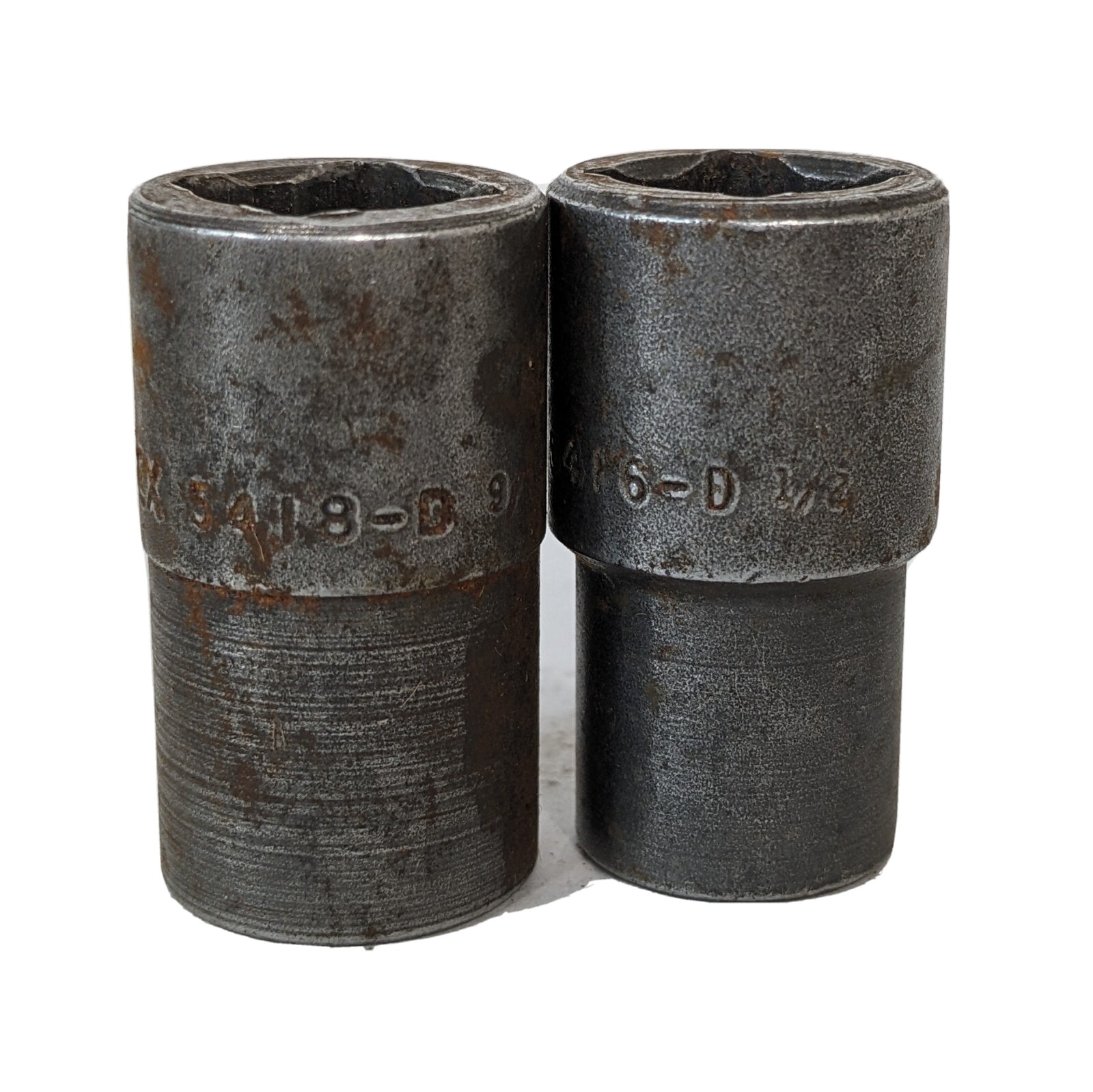 Apex 1/2″ Drive 12-Point Sockets 1/2 & 9/16 (5418-d 5416-d) Vintage