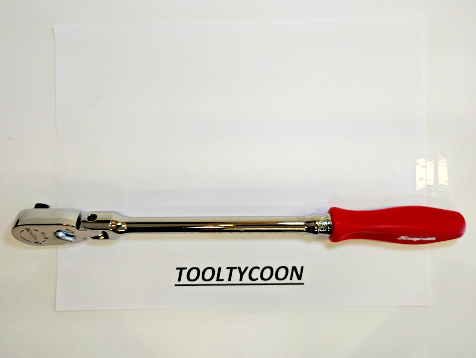 Snap-on Tools USA NEW CLASSIC RED 3/8″ Drive HARD Flex Head Ratchet FHLFD80AR