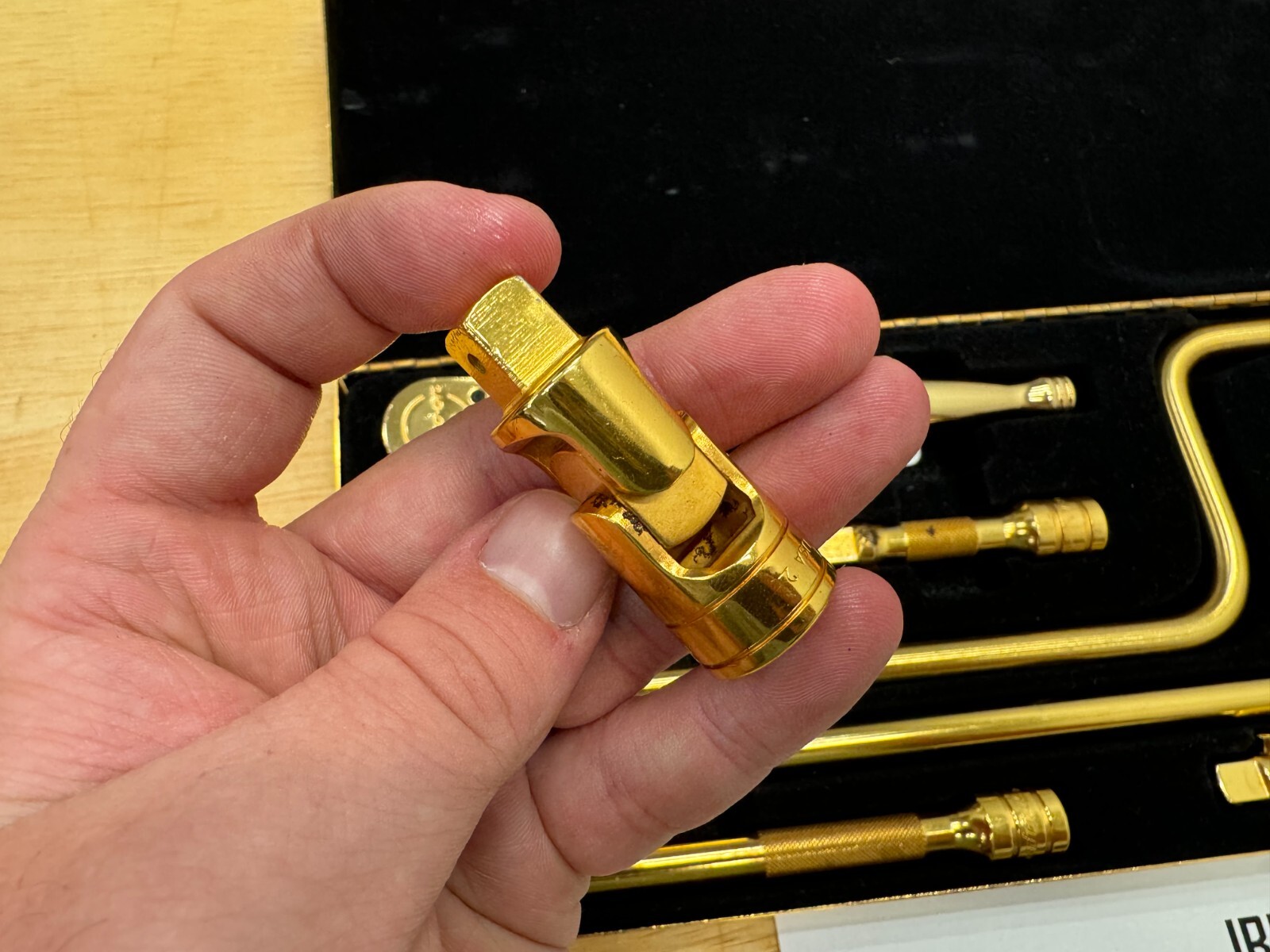 Snap-On Tools RARE 1992 18pc Collectors Gold Plated 3/8″ Drive Service Set
