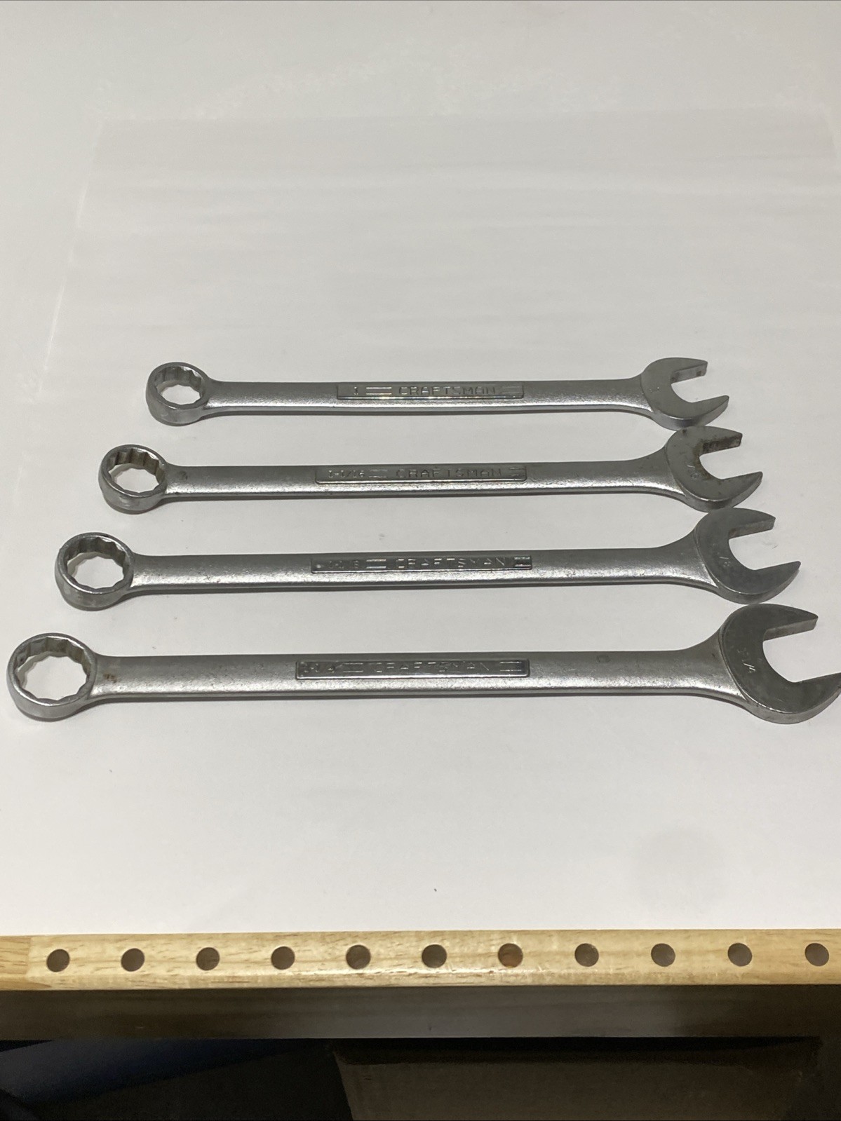 Craftsman SAE Combination Wrench Set, 12 pt (1″ – 1 1/4″) – 4 pcs “V”
