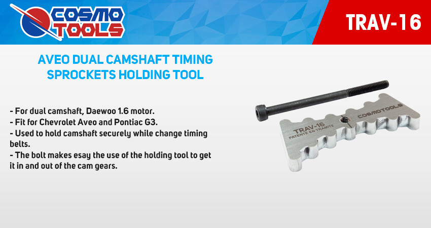 TIMING BELT TOOL Dual Cam Timing Sprockets Holding Tool Chevrolet Aveo / Daewoo