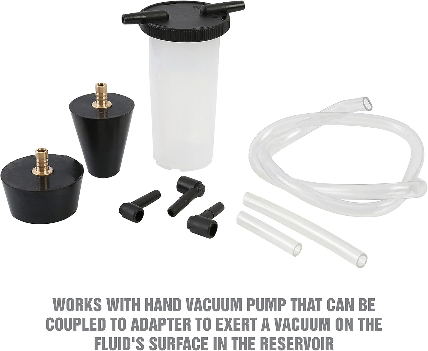 Power Steering Brake Bleeder Adapters Pack Rubber 3 Sizes Trapped Air Remover