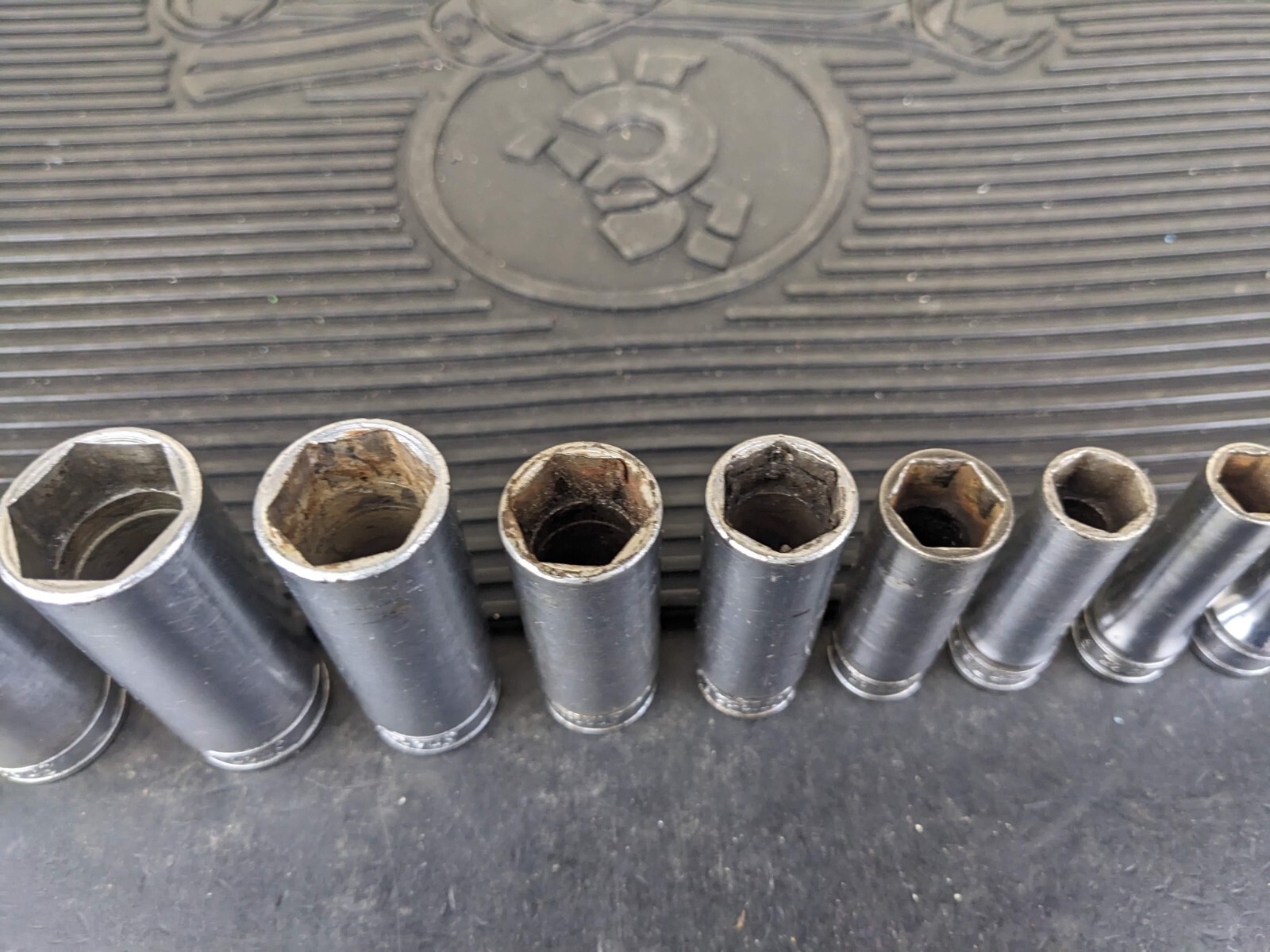 #bg234 Snap on Tools 211SFSY 3/8″ Drive Deep Chrome Socket Set Socket Set