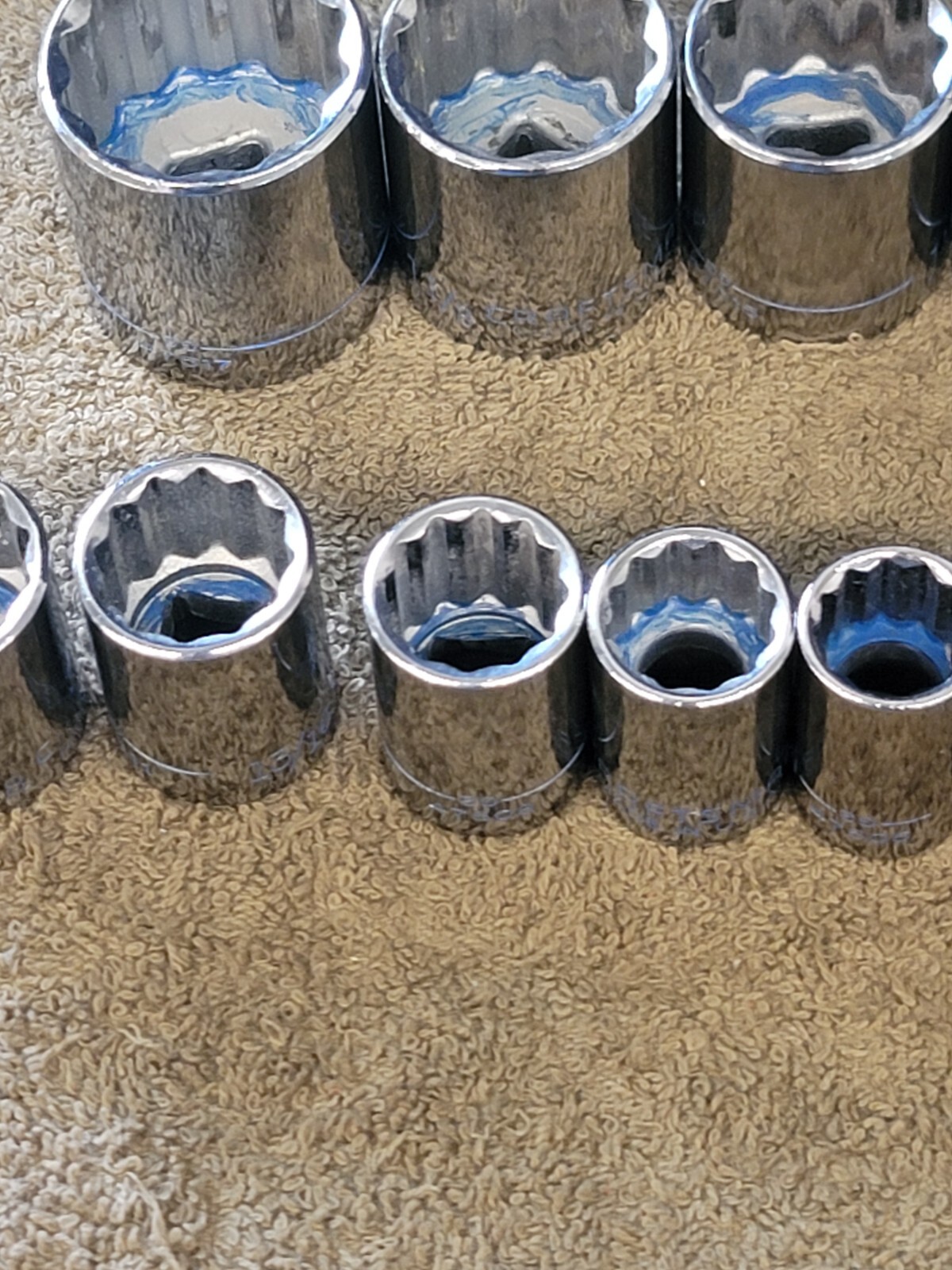 13 Craftsman Sae Socket Set 1/2″ Drive 1-1/4″ to 7/16″ G2 12 Point Tools USA