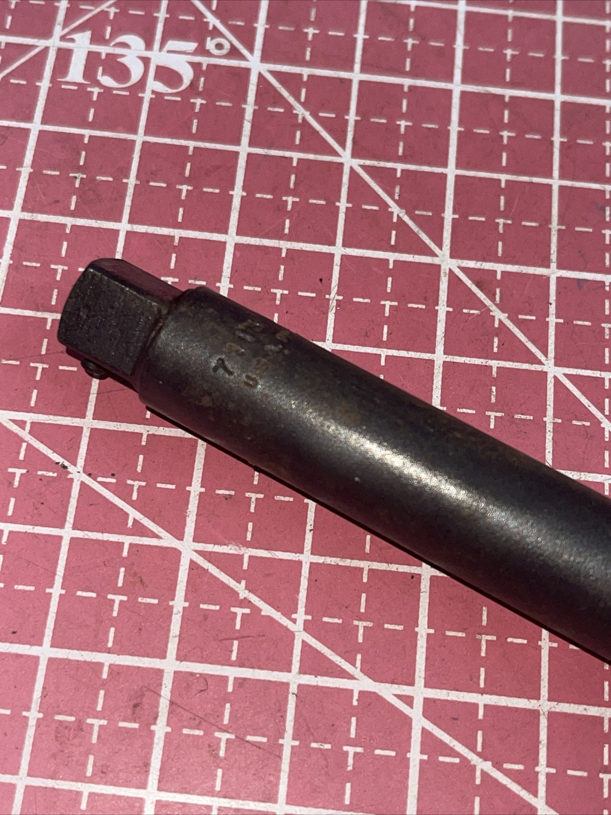PROTO USA 7113 3/8 Drive Pin Lock Power Adapter Socket 7/16 Hex 5” Long Exten