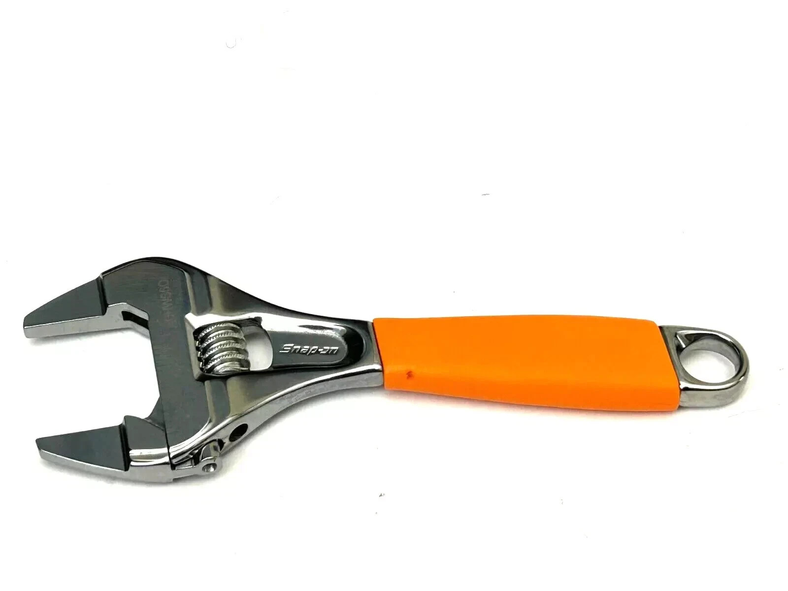 NEW Snap-On Tools Orange 6» SLIM ADJUSTABLE WRENCH Smooth Jaw ADHWS6O Free Ship